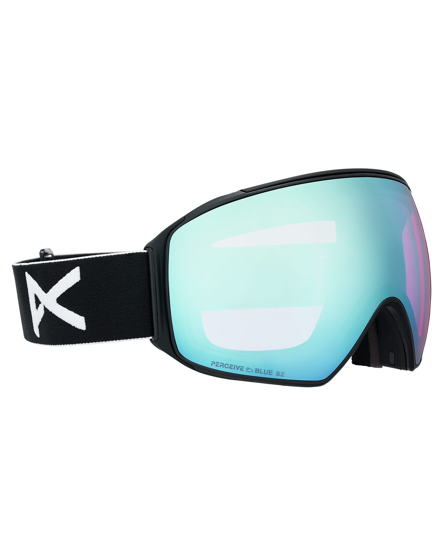 Anon M4 (Toric) Low Bridge Snow Goggles + Bonus Lens + MFI® Face Mask - Black/Perceive Variable Blue