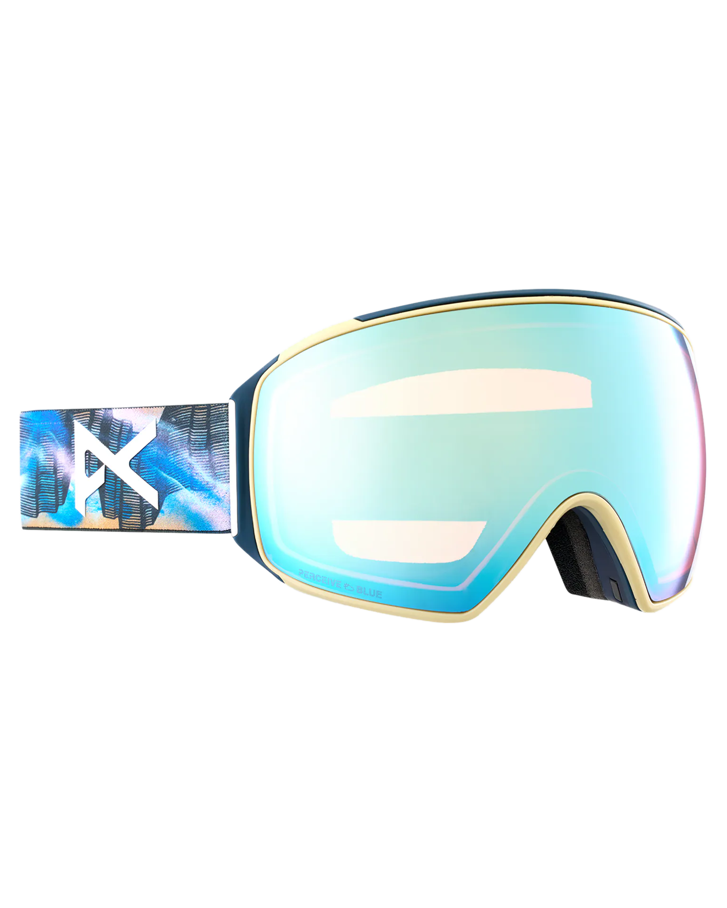 Anon M4 Toric Snow Goggles + Bonus Lens + Mfi® Face Mask - Chet Malinow/Perceive Variable Blue Lens Snow Goggles - Trojan Wake Ski Snow