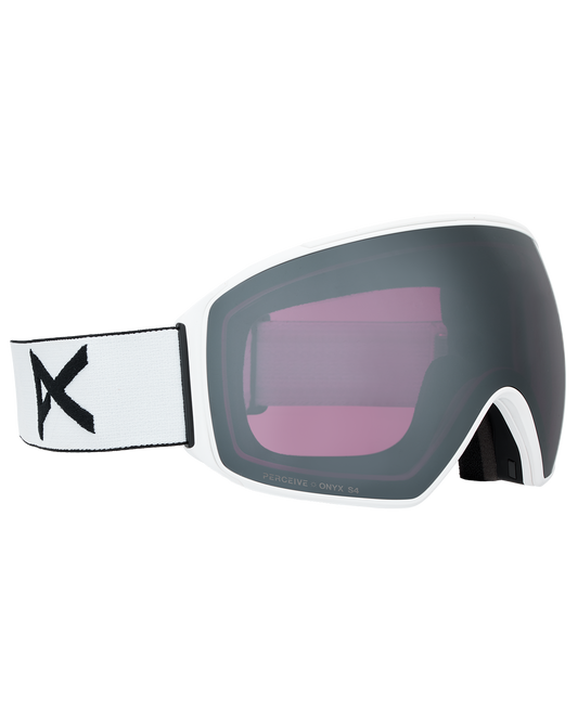 Anon M4 (Toric) Snow Goggles + Bonus Lens + MFI® Face Mask - White/Perceive Sunny Onyx