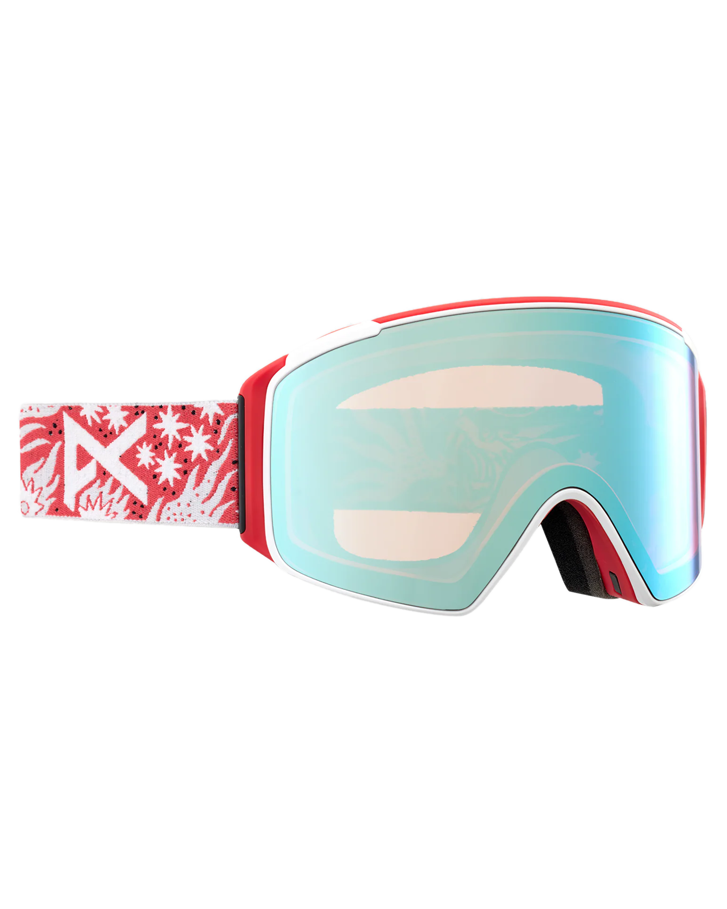 Anon M4S Cylindrical Snow Goggles + Bonus Lens + Mfi® Face Mask - Joshua Noom/Perceive Variable Blue Lens Snow Goggles - Trojan Wake Ski Snow