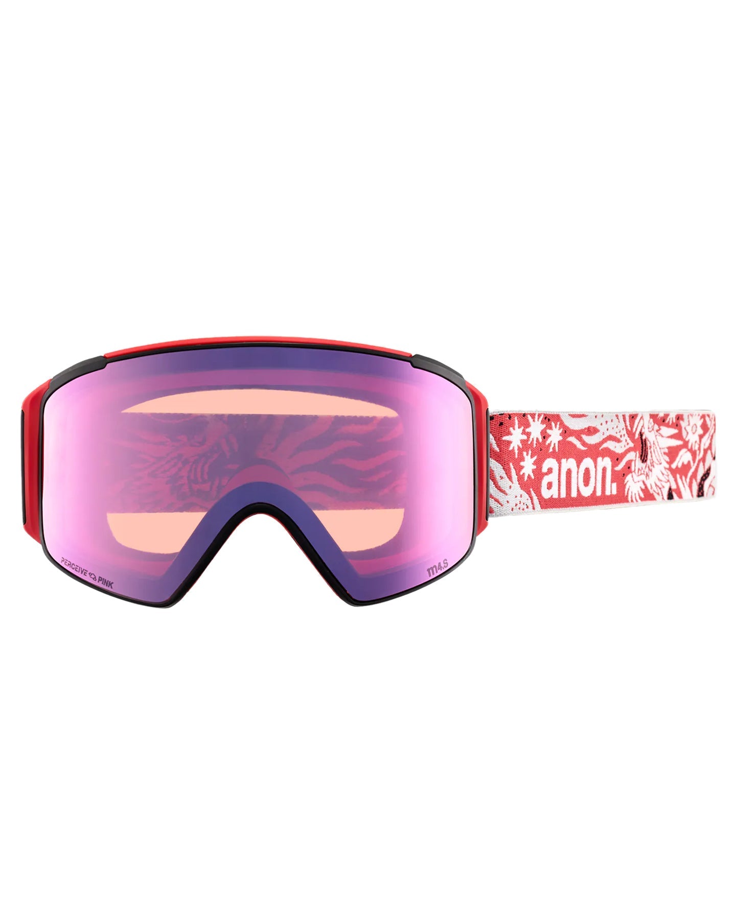 Anon M4S Cylindrical Snow Goggles + Bonus Lens + Mfi® Face Mask - Joshua Noom/Perceive Variable Blue Lens Snow Goggles - Trojan Wake Ski Snow