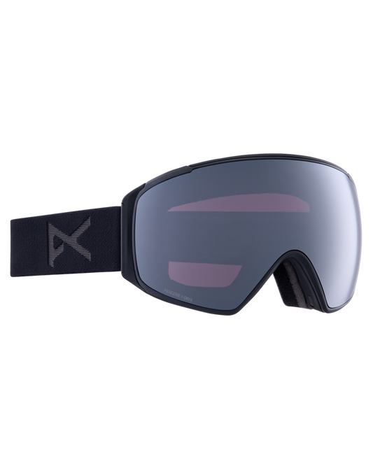 Anon M4S Toric Low Bridge Fit Snow Goggles + Bonus Lens + MFI - Smoke / Perceive Sunny Onyx Men's Snow Goggles - SnowSkiersWarehouse