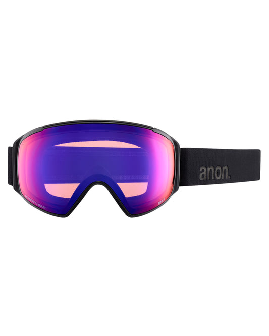Anon M4S Toric Low Bridge Fit Snow Goggles + Bonus Lens + MFI - Smoke / Perceive Sunny Onyx Men's Snow Goggles - SnowSkiersWarehouse