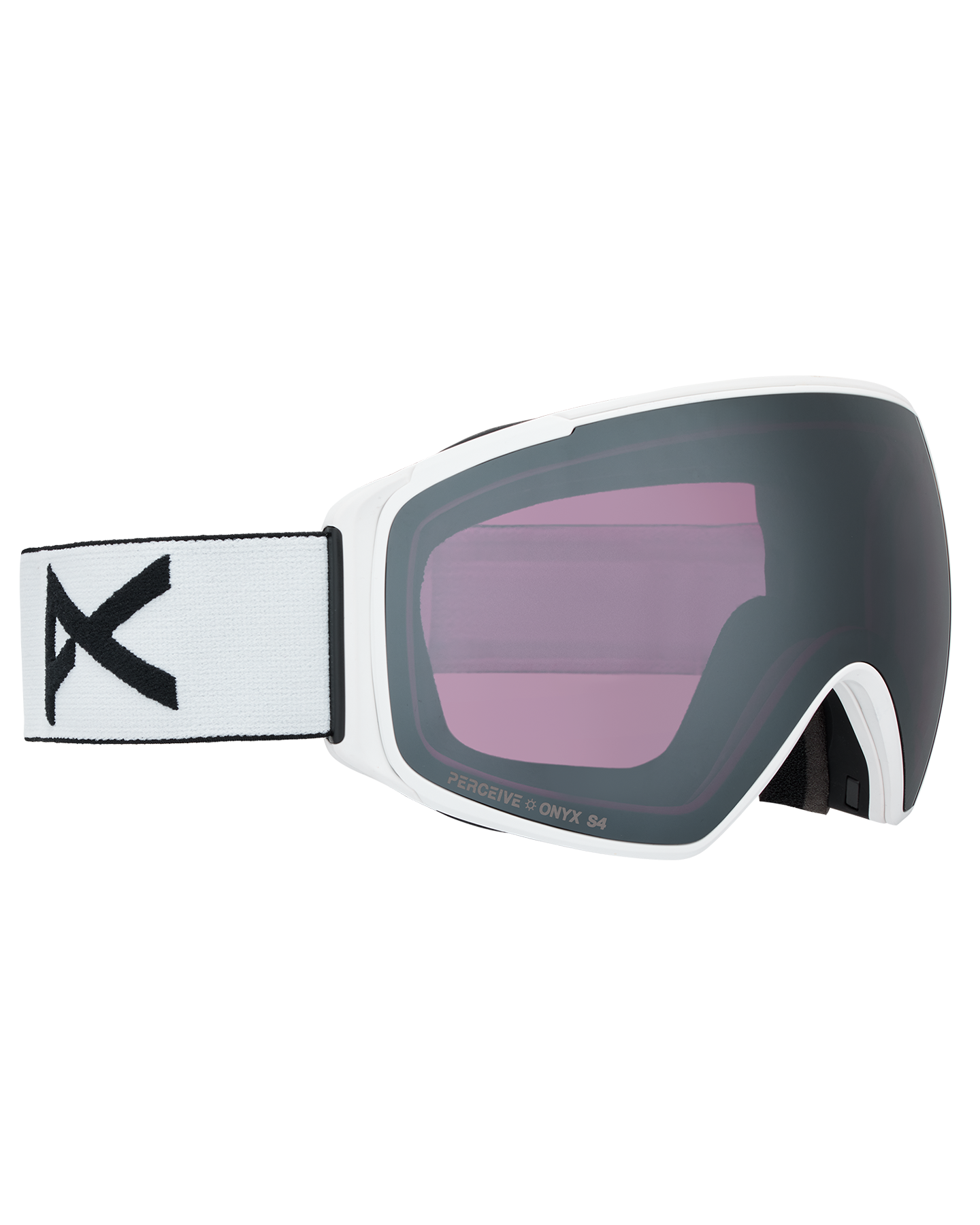 Anon M4S (Toric) Low Bridge Snow Goggles + Bonus Lens + MFI® Face Mask - White/Perceive Sunny Onyx