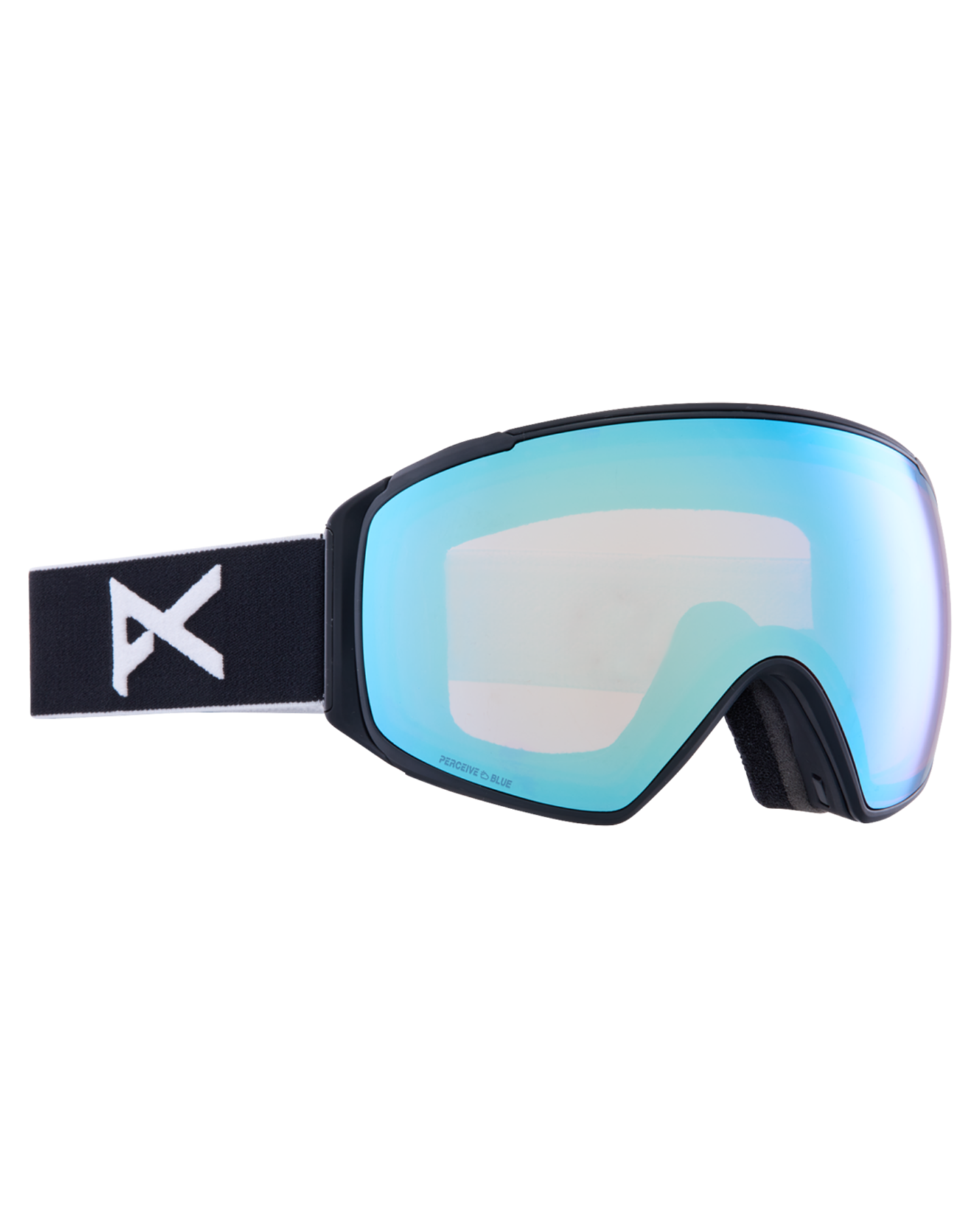 Anon M4S Toric Snow Goggles + Bonus Lens + MFI - Black / Perceive Variable Blue Men's Snow Goggles - SnowSkiersWarehouse