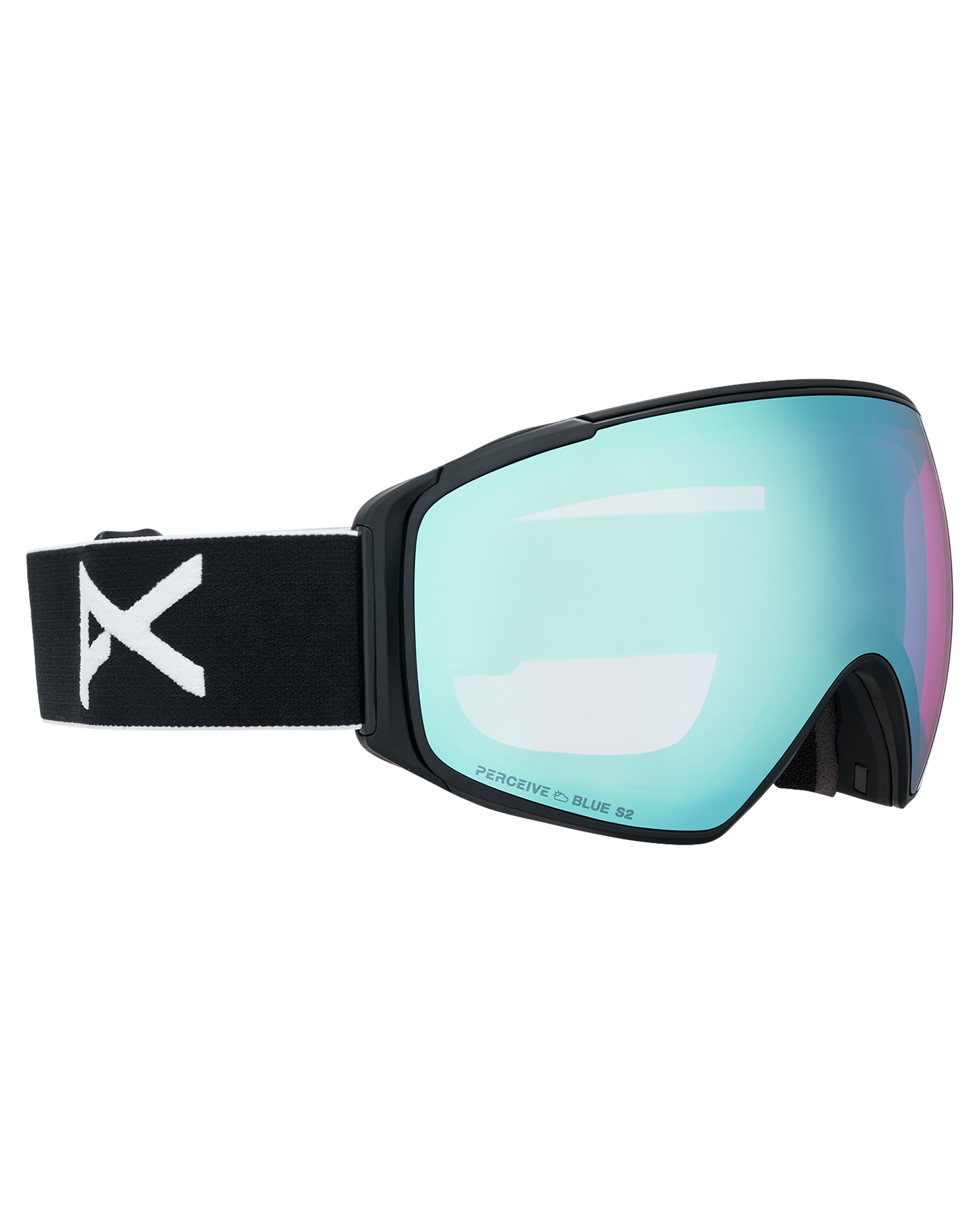 Anon M4S (Toric) Snow Goggles + Bonus Lens + MFI® Face Mask - Black/Perceive Variable Blue
