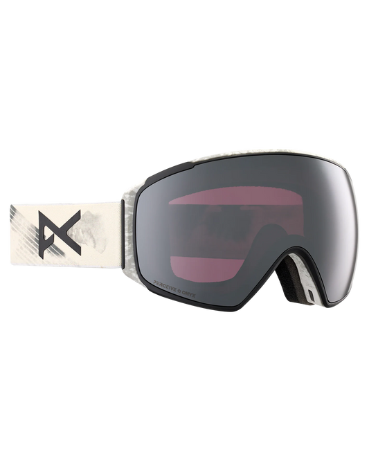 Anon M4S Toric Snow Goggles + Bonus Lens + Mfi® Face Mask - Flight Attendant/Perceive Sunny Onyx Lens Snow Goggles - Trojan Wake Ski Snow