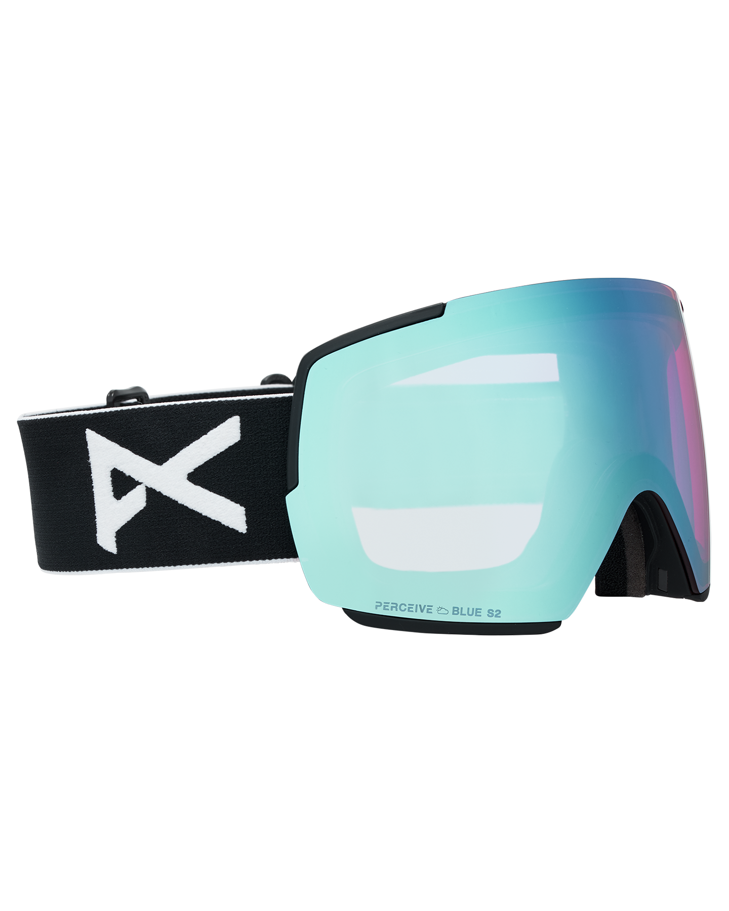 Anon M5 Low Bridge Snow Goggles + Bonus Lens + MFI® Face Mask - Black/Perceive Variable Blue
