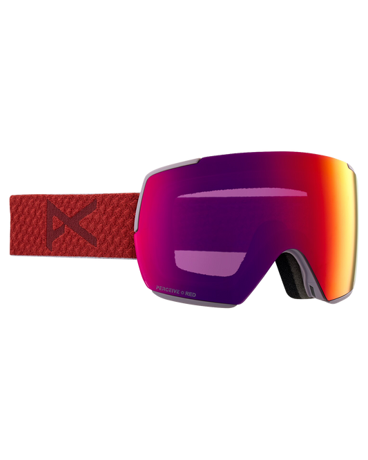 Anon M5S Low Bridge Snow Goggles - Mars/Perceive Sunny Red Lens Snow Goggles - Trojan Wake Ski Snow