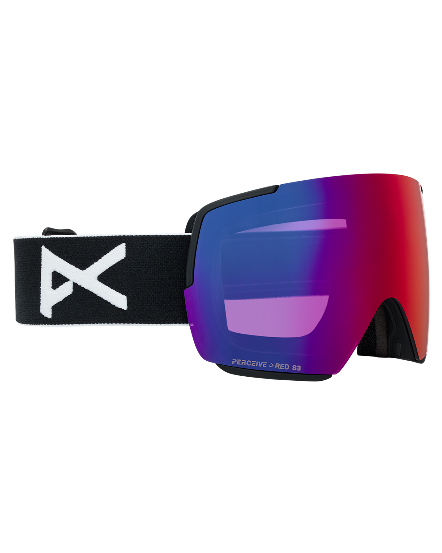 Anon M5S Snow Goggles + Bonus Lens + MFI® Face Mask - Black/Perceive Sunny Red