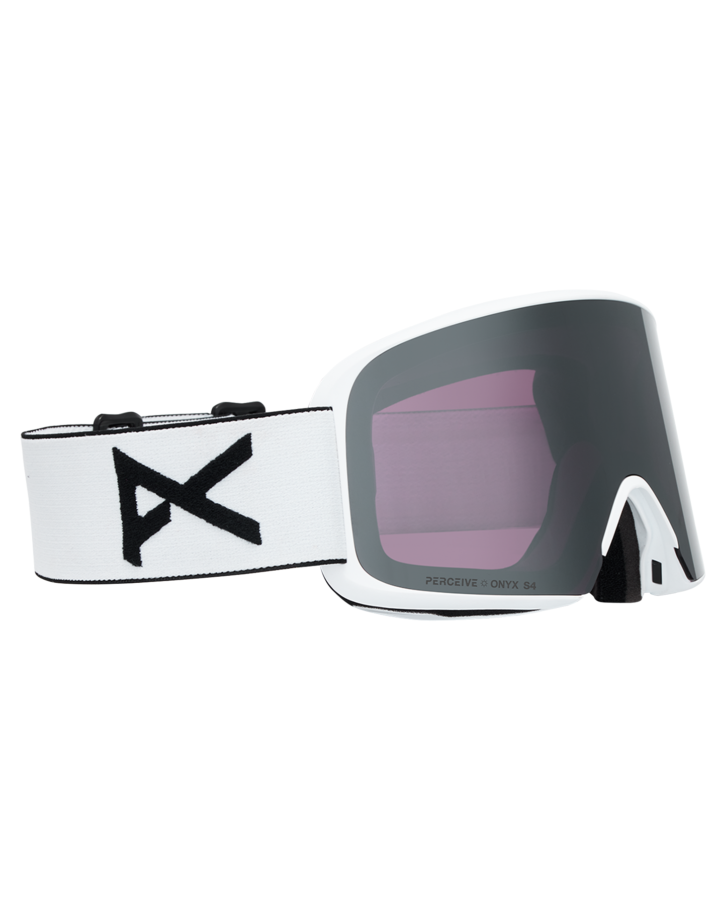 Anon M6 Low Bridge Snow Goggles + Bonus Lens + MFI® Face Mask - White/Perceive Sunny Onyx