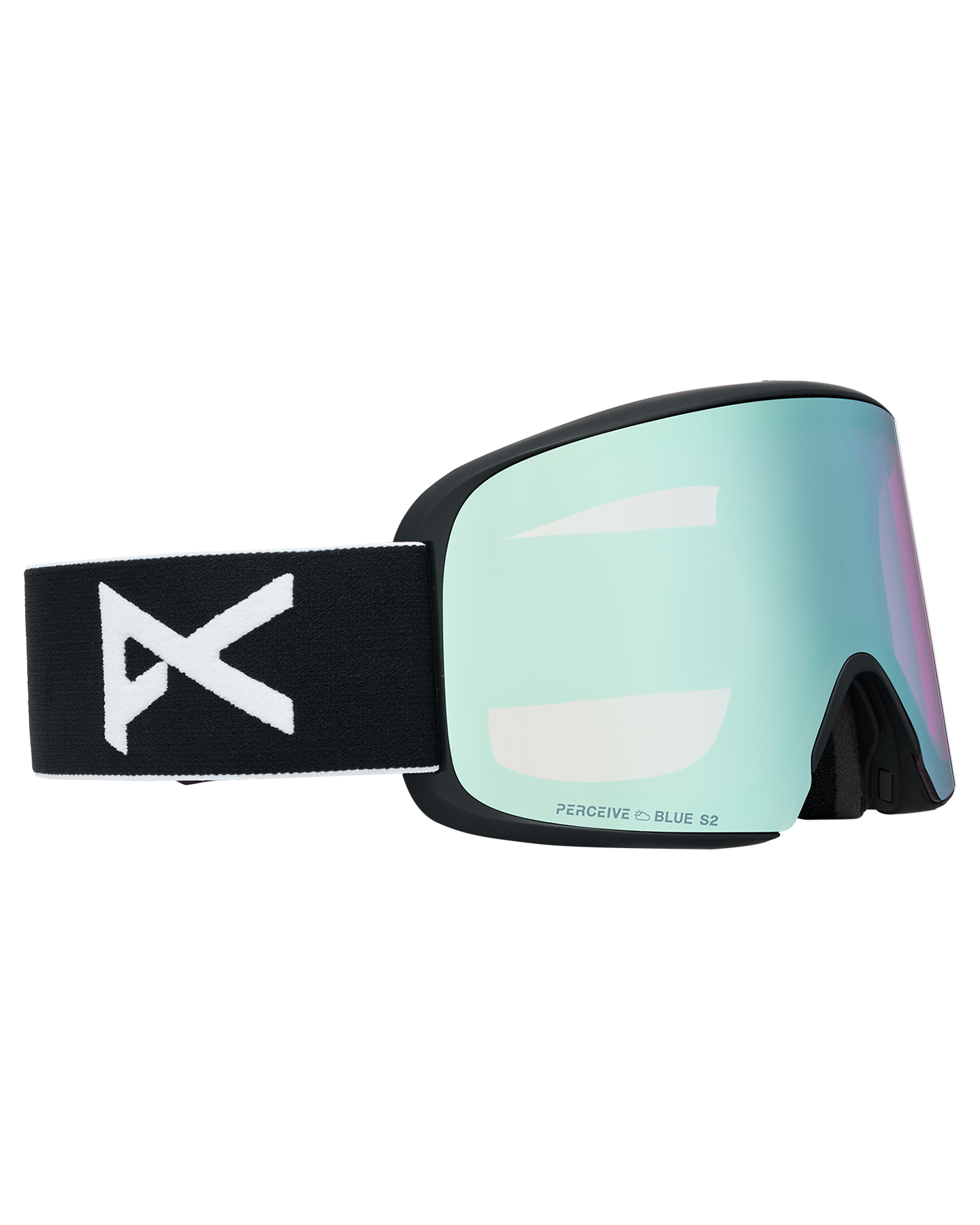 Anon M6 Snow Goggles + Bonus Lens + MFI® Face Mask - Black/Perceive Variable Blue