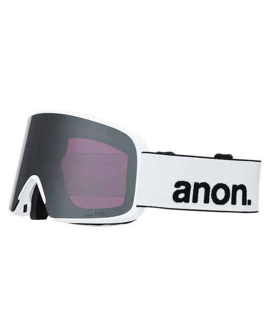 Anon M6 Snow Goggles + Bonus Lens + MFI® Face Mask - White/Perceive Sunny Onyx