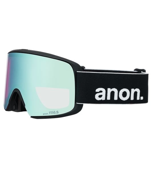 Anon M6S Snow Goggles + Bonus Lens + MFI® Face Mask - Black/Perceive Variable Blue
