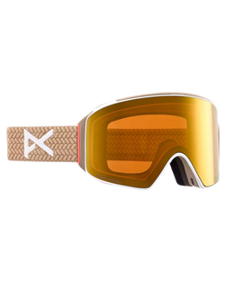 Anon Men's M4 (Toric) Snow Goggles + Bonus Lens + Mfi® Face Mask Men's Snow Goggles - Trojan Wake Ski Snow