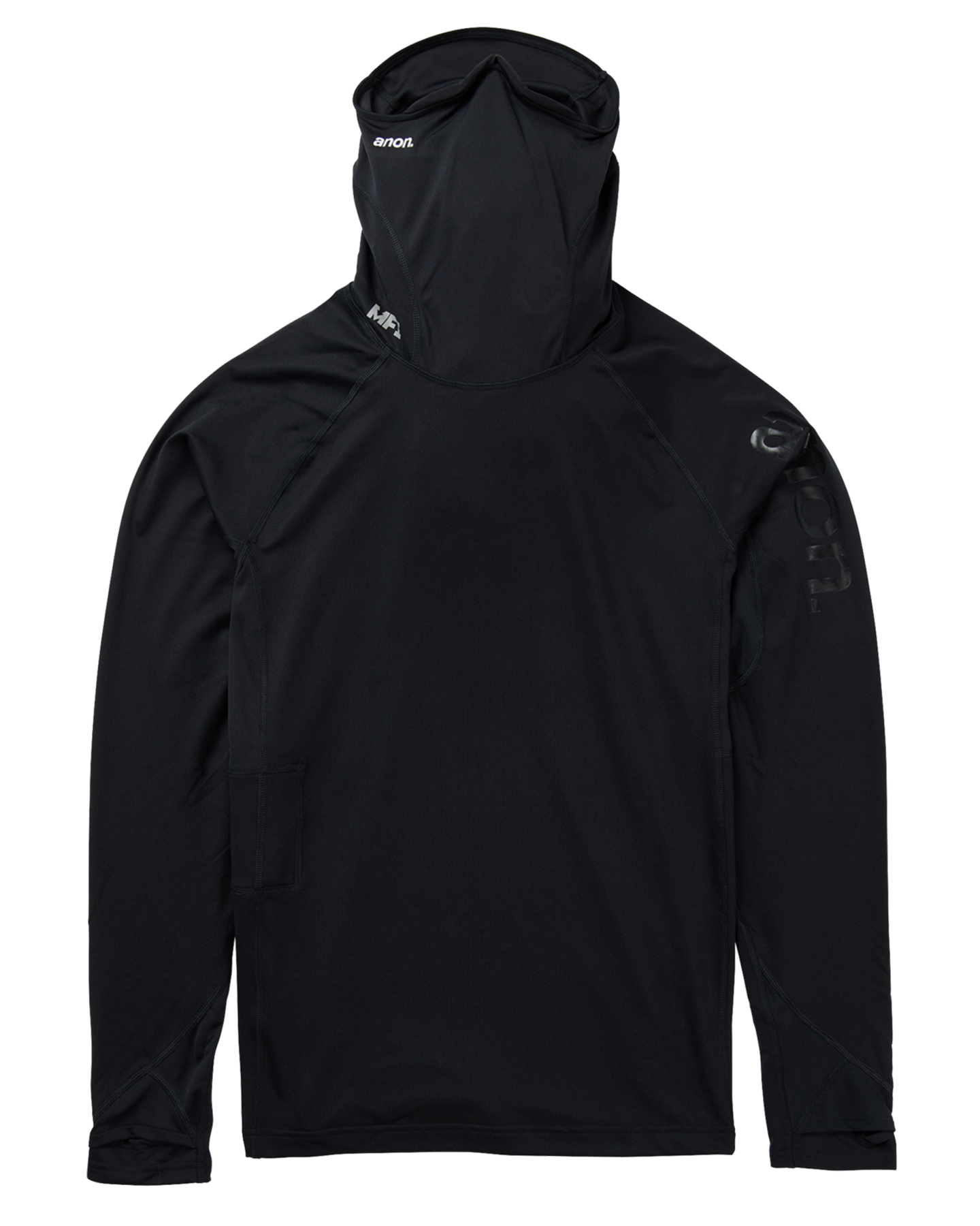 Anon MFI Lightweight Long Sleeve Base Layer Top - Black Thermals - Trojan Wake Ski Snow