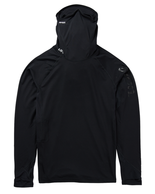 Anon MFI Lightweight Long Sleeve Base Layer Top - Black Thermals - Trojan Wake Ski Snow