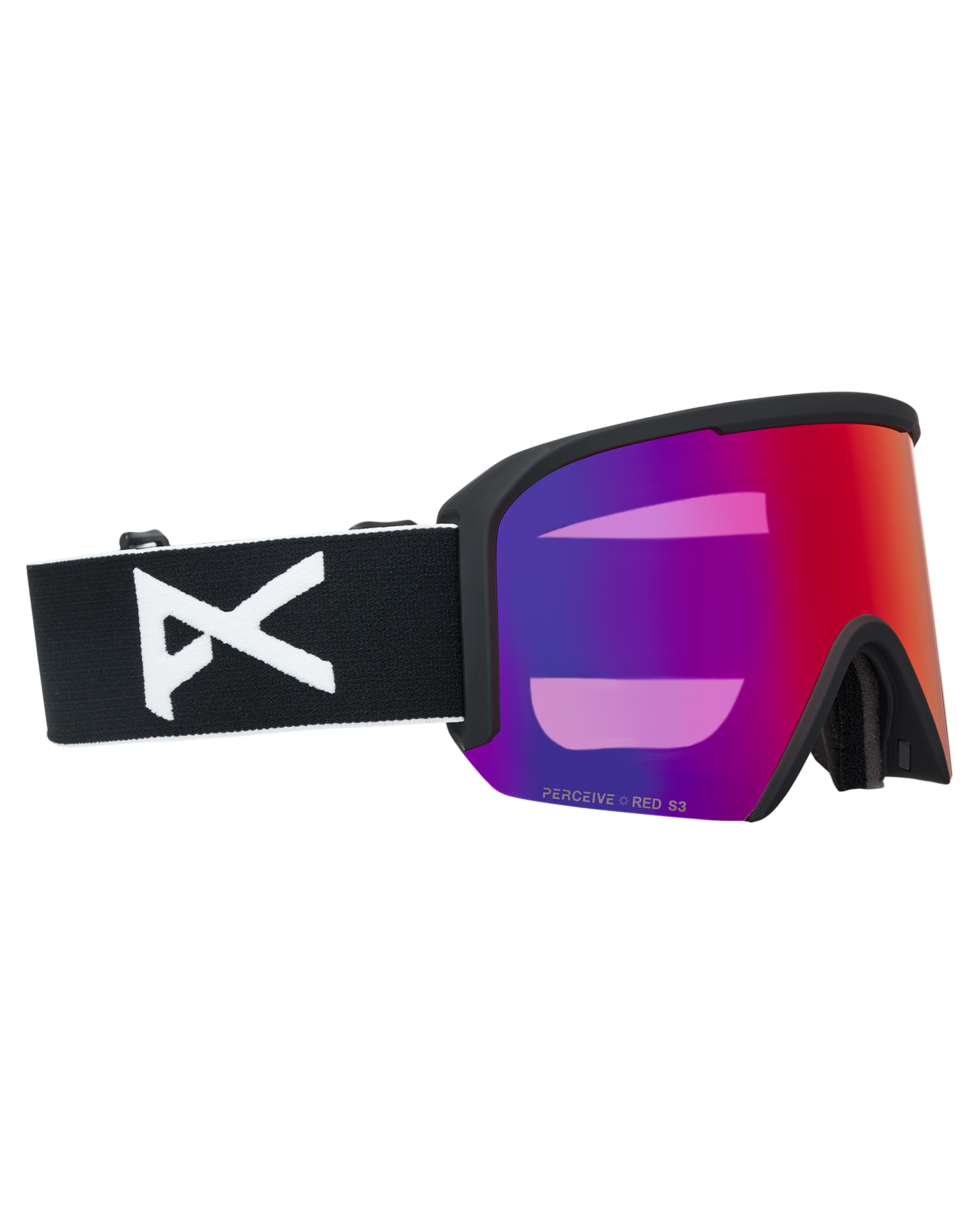 Anon Nesa Snow Goggles + Bonus Lens + MFI® Face Mask - Black/Perceive Sunny Red