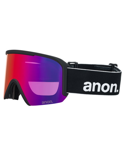 Anon Nesa Snow Goggles + Bonus Lens + MFI® Face Mask - Black/Perceive Sunny Red