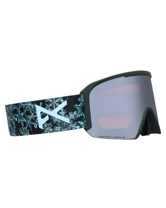 Anon Nesa Snow Goggles + Bonus Lens + MFI® Face Mask - Snow Flurry/Perceive Sunny Onyx