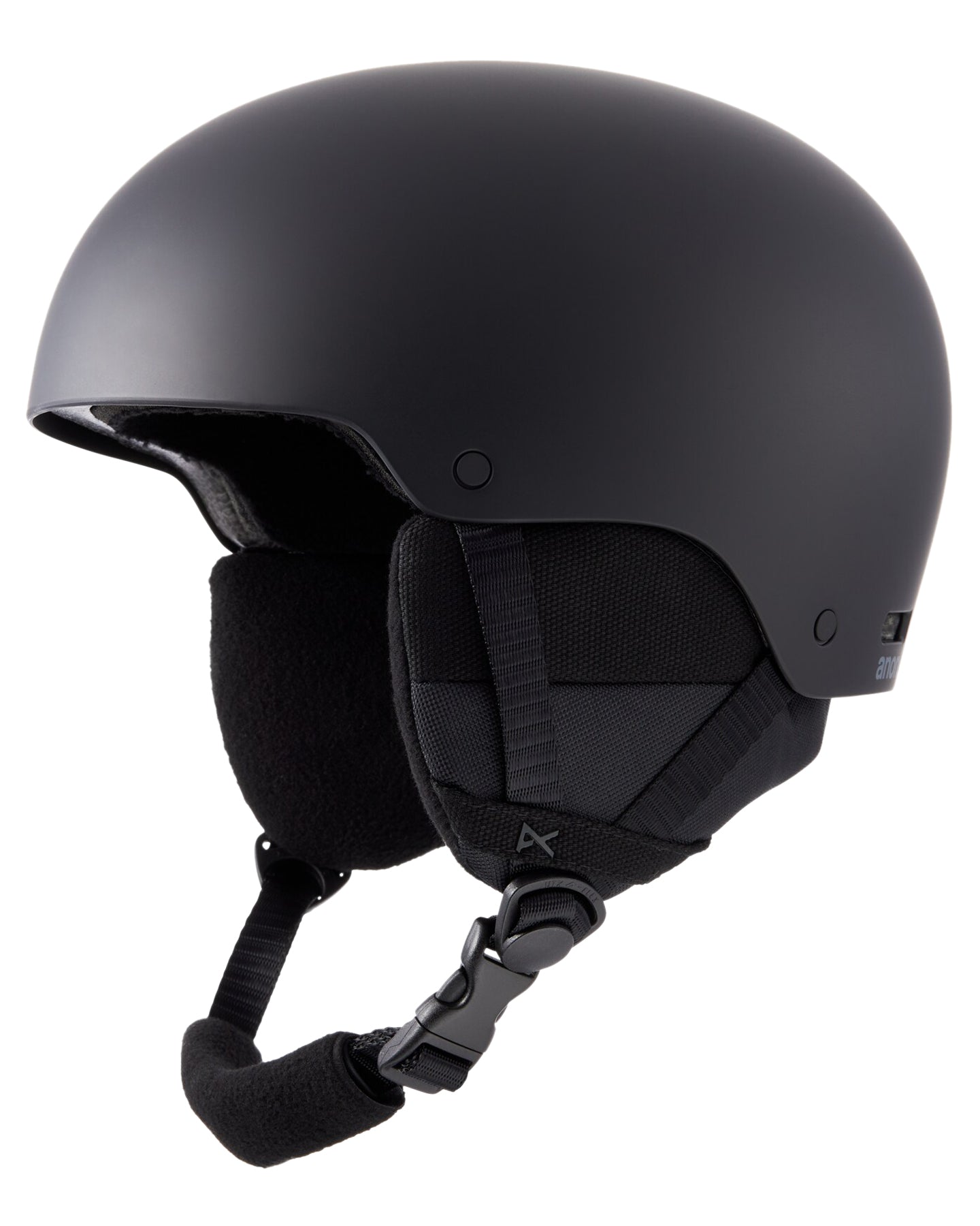 Anon Raider 3 Round Fit Snow Helmet - Black Men's Snow Helmets - Trojan Wake Ski Snow