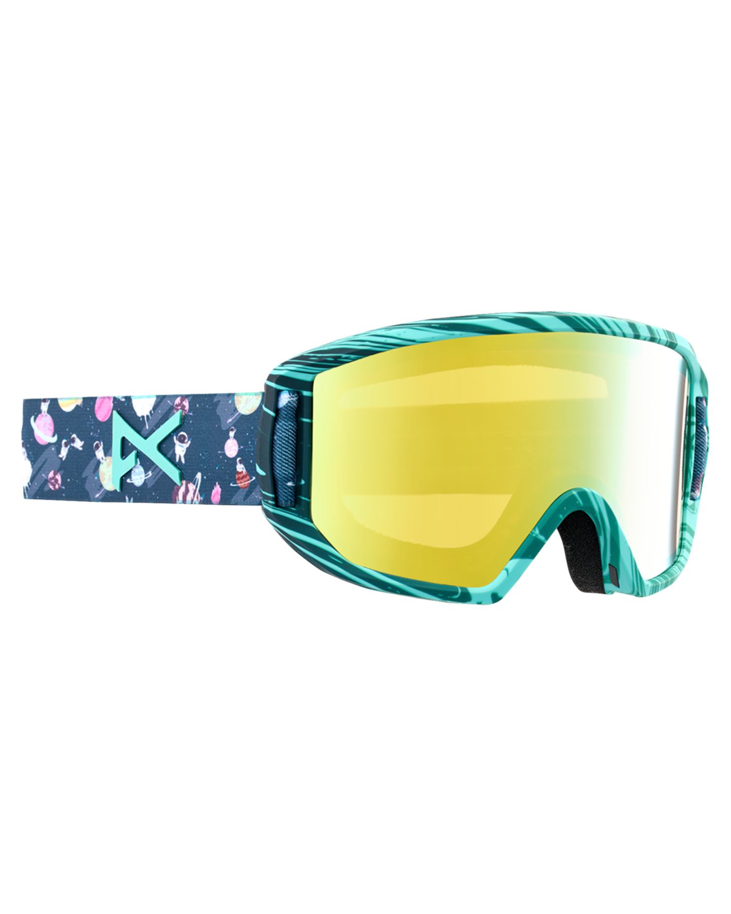 Anon Relapse Jr. Snow Goggles + MFI - Space / Gold Amber Kids' Snow Goggles - SnowSkiersWarehouse
