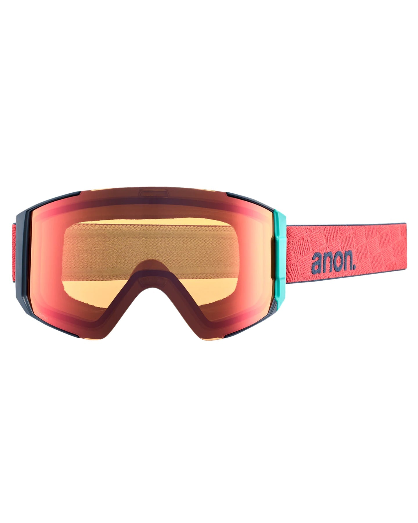 Anon Sync Snow Goggles + Bonus Lens - Coral/Perceive Sunny Bronze Lens Snow Goggles - Trojan Wake Ski Snow