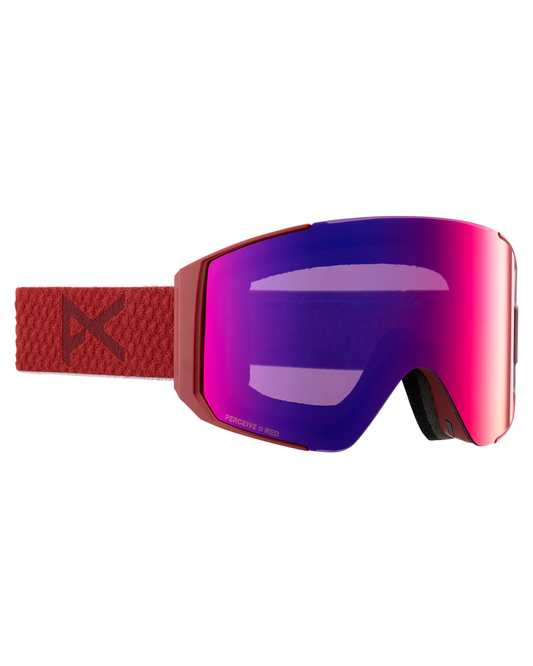 Anon Sync Snow Goggles + Bonus Lens - Mars/Perceive Sunny Red Lens Snow Goggles - Trojan Wake Ski Snow