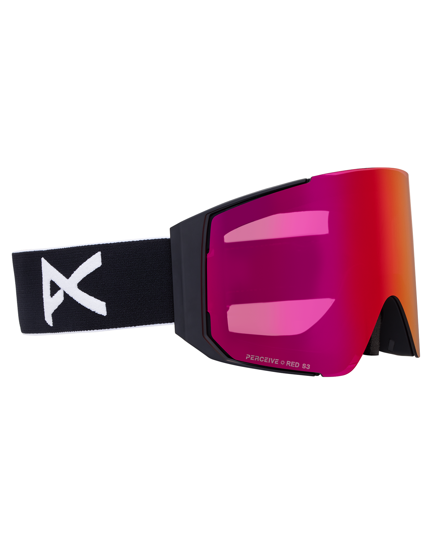 Anon Sync Snow Goggles + Bonus Lens + MFI® Face Mask - Black/Perceive Sunny Red