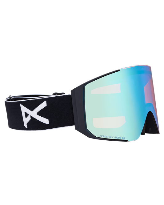 Anon Sync Snow Goggles + Bonus Lens + MFI® Face Mask - Black/Perceive Variable Blue