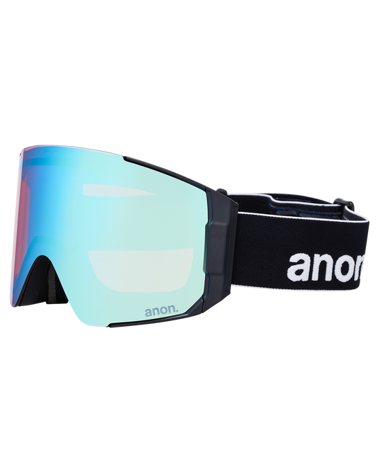 Anon Sync Snow Goggles + Bonus Lens + MFI® Face Mask - Black/Perceive Variable Blue