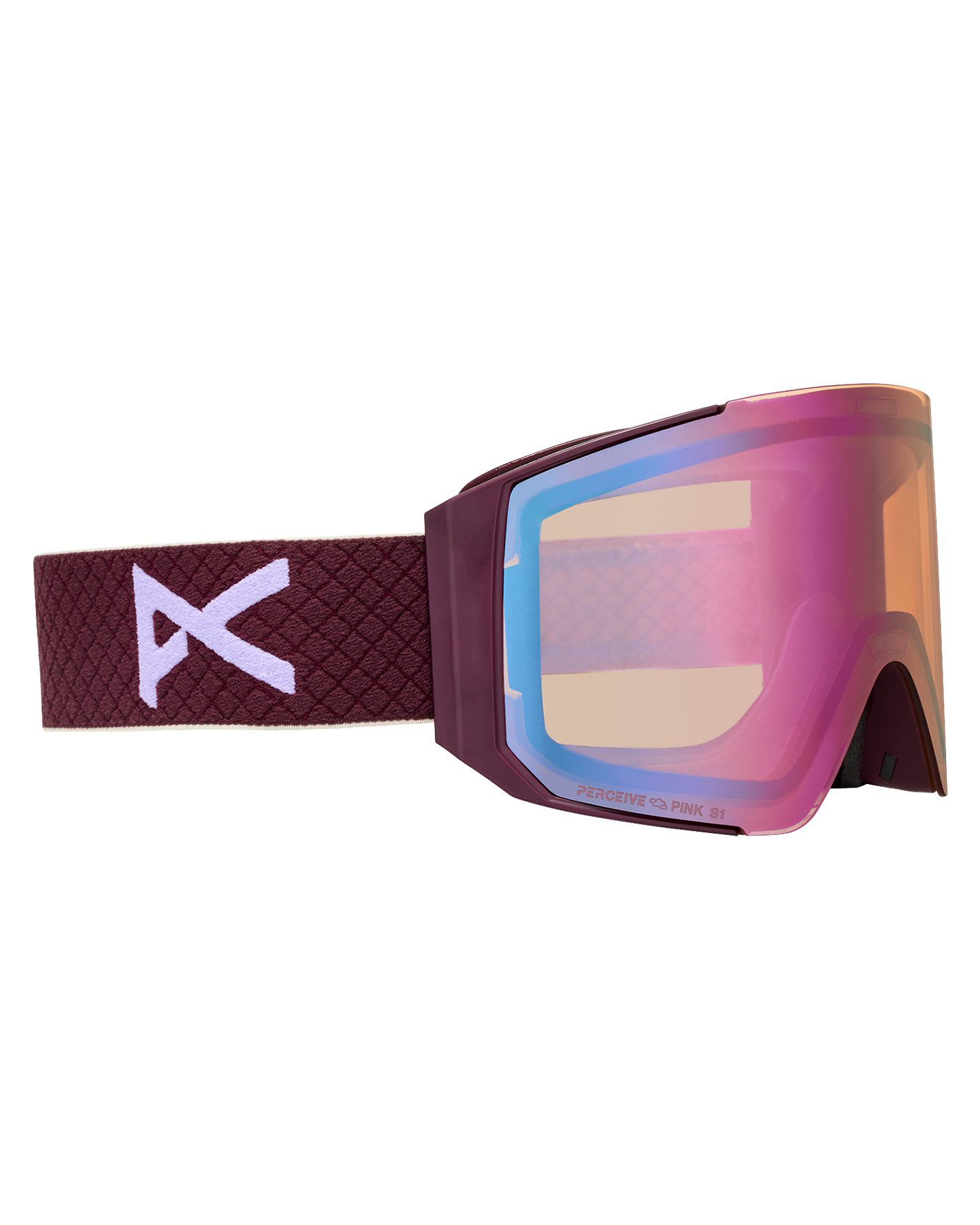 Anon Sync Snow Goggles + Bonus Lens + MFI® Face Mask - Deep Cherry/Perceive Cloudy Pink
