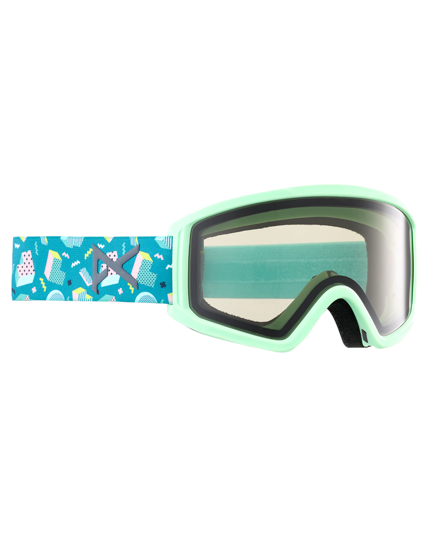 Anon Kids' Tracker 2.0 Snow Goggles - 90'S Vibe/Smoke Lens Snow Goggles - Trojan Wake Ski Snow