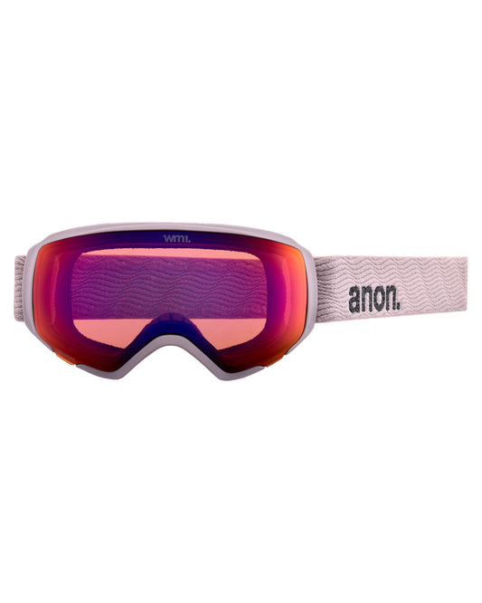 Anon WM1 Low Bridge Fit Snow Goggles + Bonus Lens + MFI - Elderberry / Perceive Sunny Onyx Women's Snow Goggles - SnowSkiersWarehouse