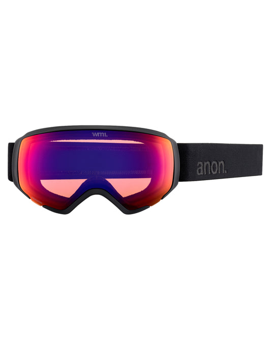 Anon WM1 Low Bridge Fit Snow Goggles + Bonus Lens + MFI - Smoke / Perceive Sunny Onyx Women's Snow Goggles - SnowSkiersWarehouse