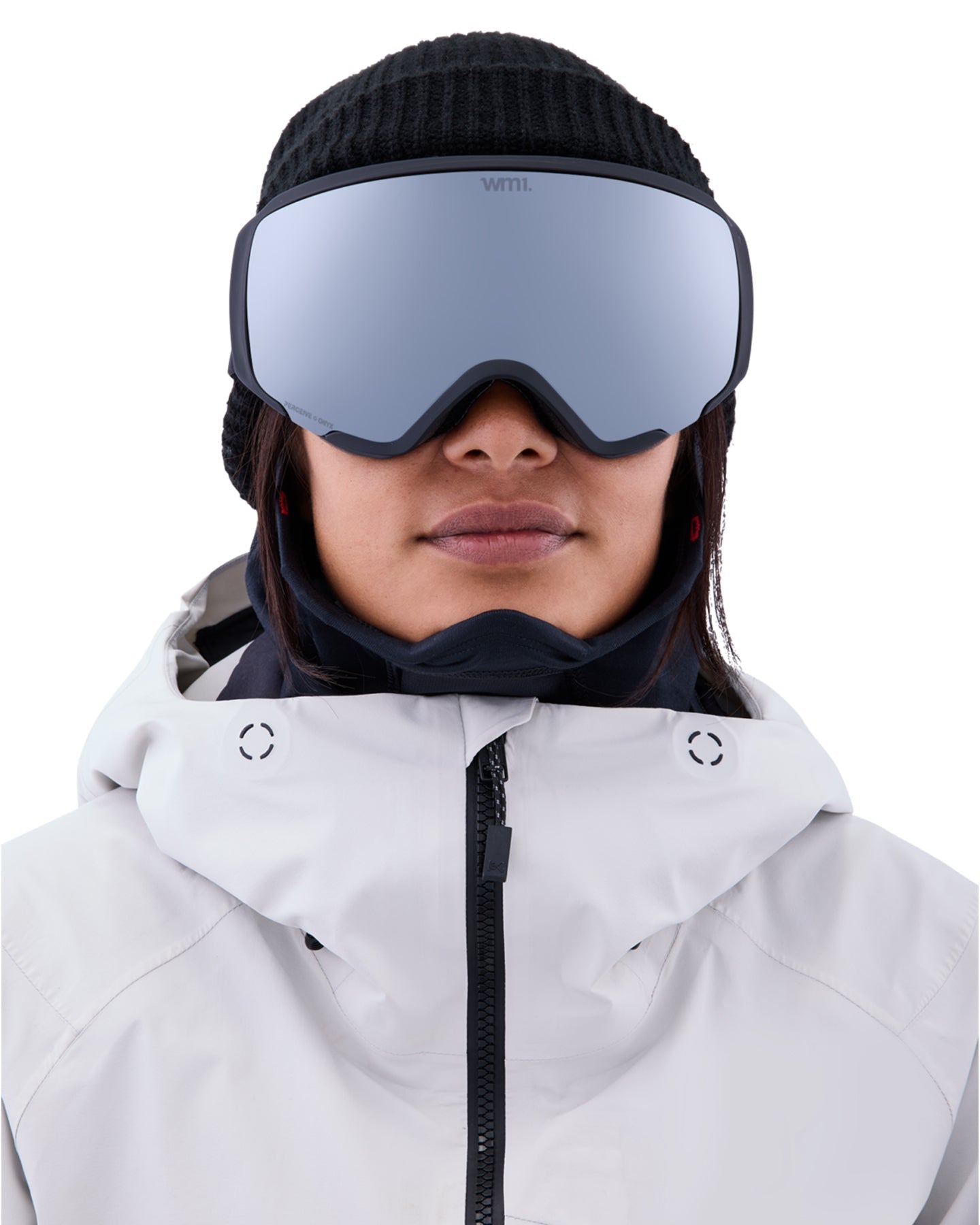 Anon WM1 Low Bridge Fit Snow Goggles + Bonus Lens + MFI - Smoke / Perceive Sunny Onyx Women's Snow Goggles - SnowSkiersWarehouse