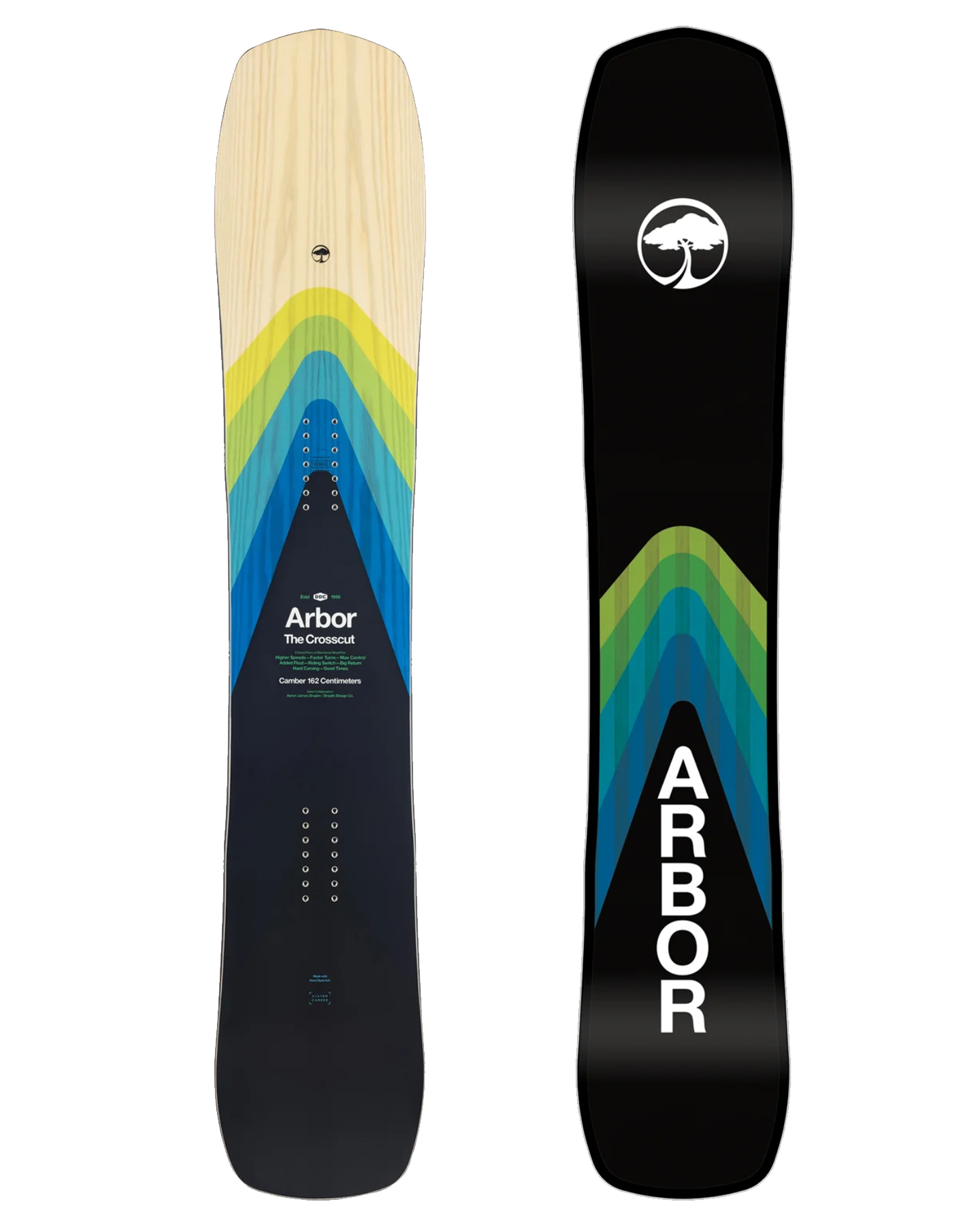 Arbor Crosscut Camber Snowboard - 2023 Snowboards - Trojan Wake Ski Snow