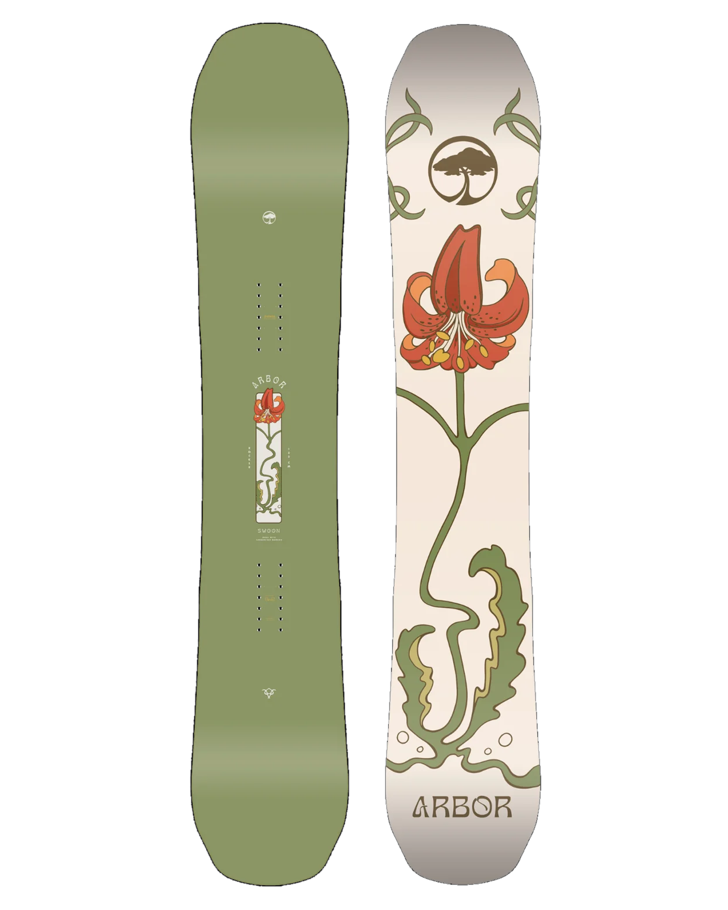 Arbor Swoon Decon Women's Snowboard - 2025 Snowboards - Trojan Wake Ski Snow