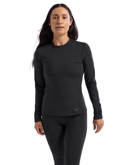 Arc'teryx Women's Rho Crew Base Layer Top Thermals - Trojan Wake Ski Snow