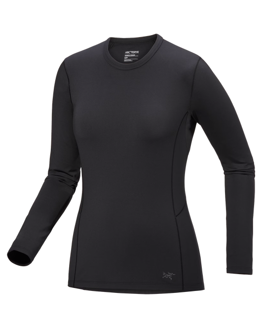 Arc'teryx Women's Rho Crew Base Layer Top Thermals - Trojan Wake Ski Snow