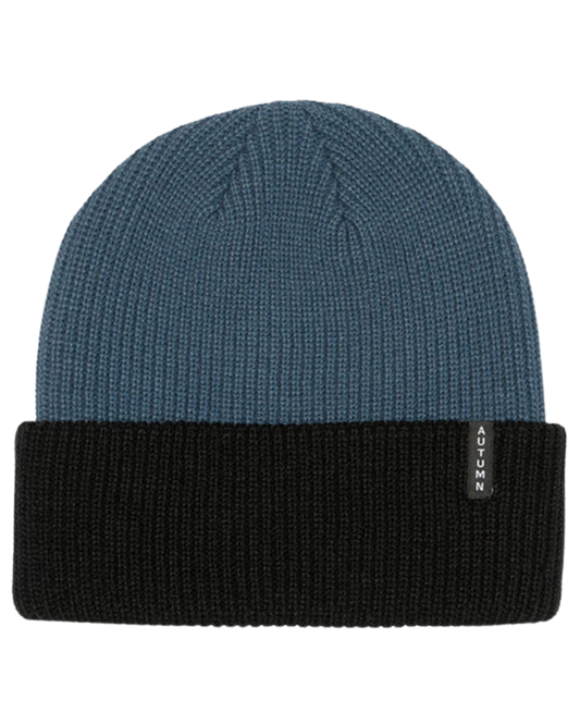 Autumn Blocked Beanie - Slate Unisex Beanies - Trojan Wake Ski Snow