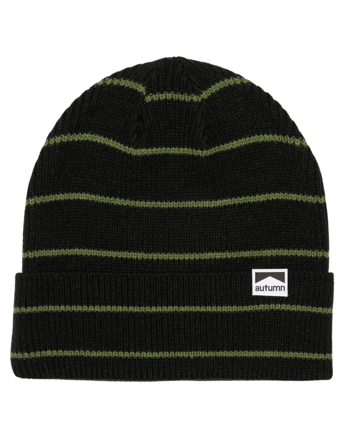 Autumn Pinstripe Beanie - Black Unisex Beanies - Trojan Wake Ski Snow