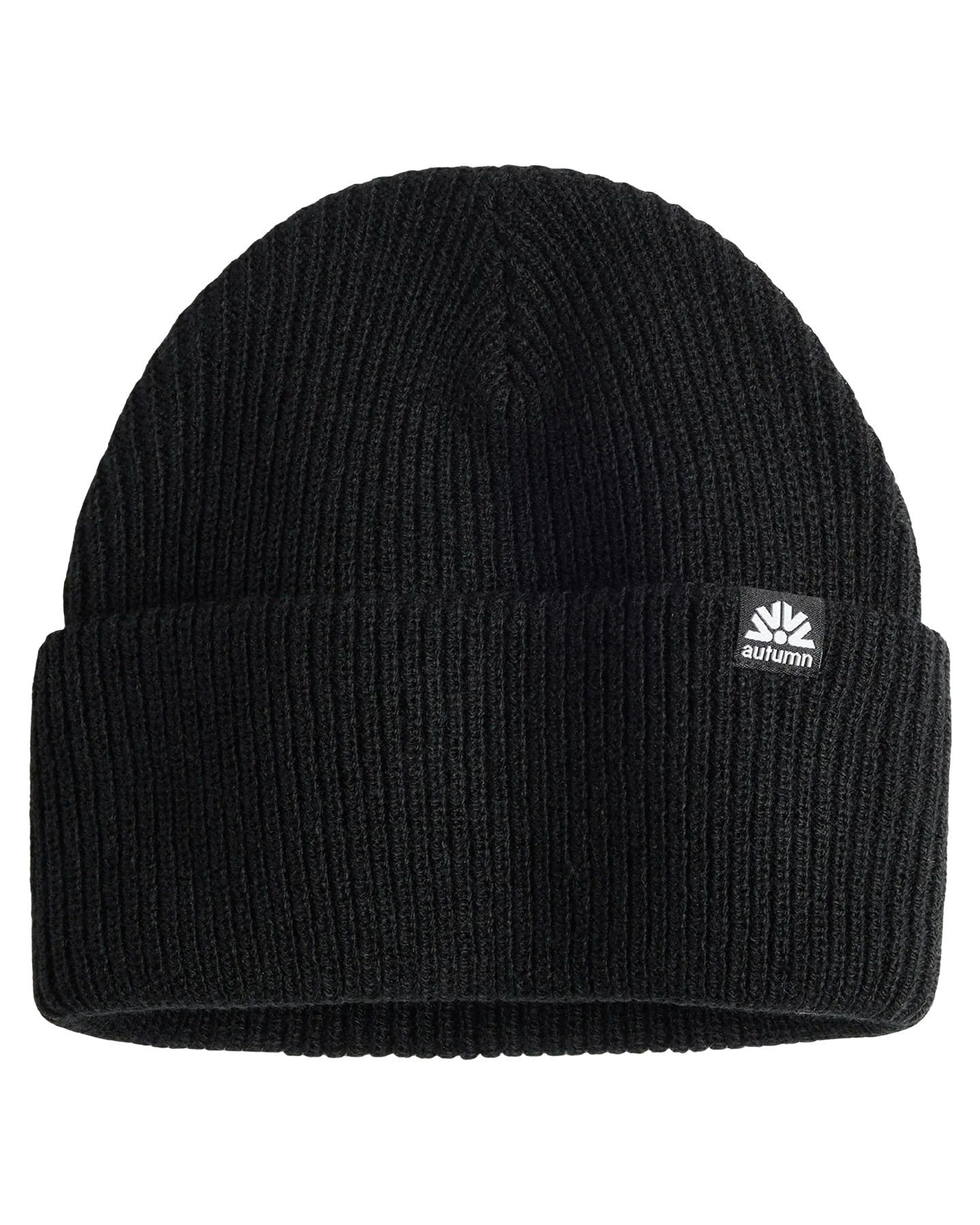 Autumn Simple Solid Beanie - Black