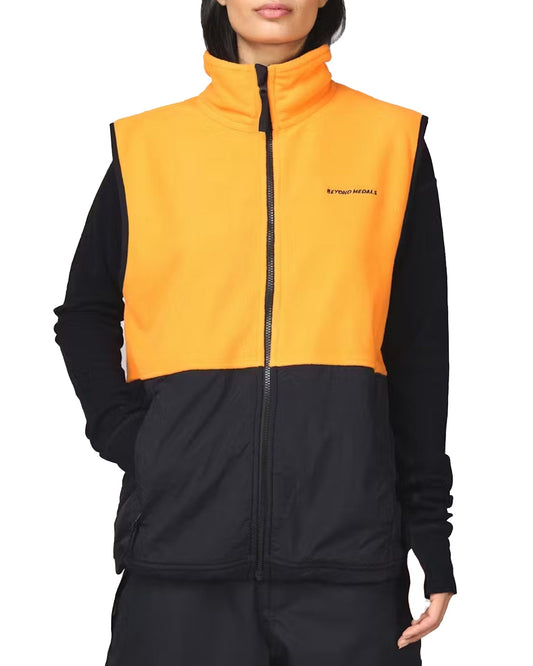 Beyond Medals Fleece Vest - Orange Men's Jackets - Trojan Wake Ski Snow