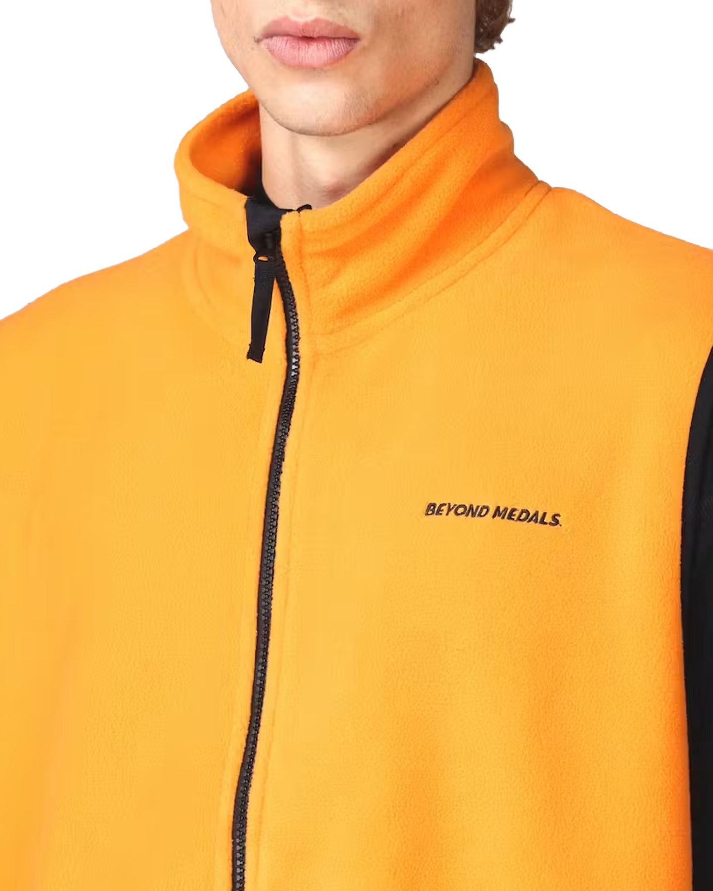 Beyond Medals Fleece Vest - Orange Jackets - SnowSkiersWarehouse