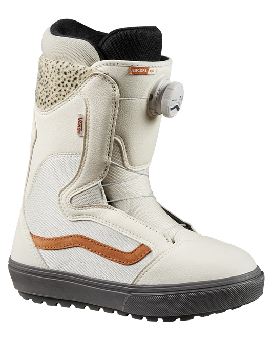 Vans Encore OG Women's Snowboard Boots - Marshmallow / Pewter - 2023 Women's Snowboard Boots - Trojan Wake Ski Snow