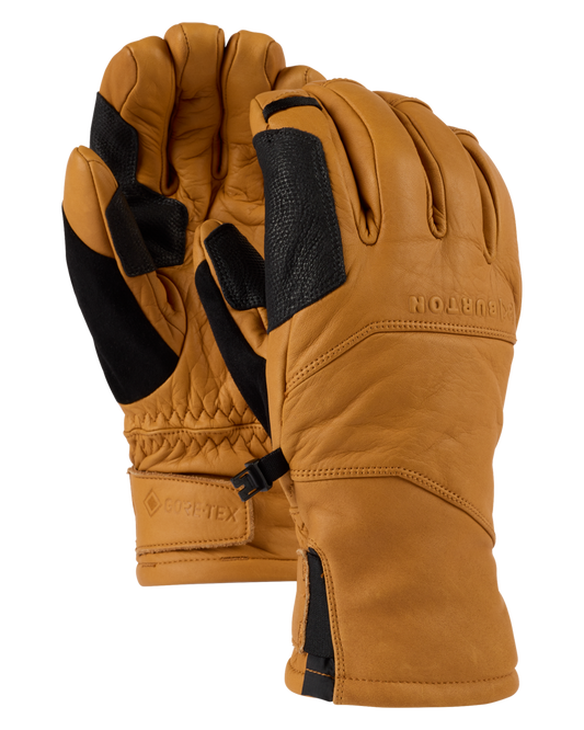 Burton [ak]® Clutch Gore-Tex Leather Snow Gloves - Honey Men's Snow Gloves & Mittens - SnowSkiersWarehouse