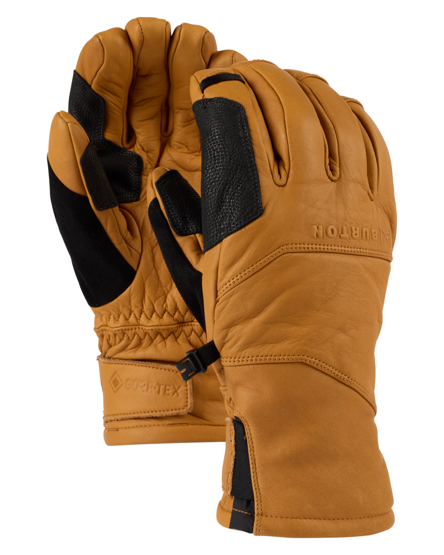 Burton [ak]® Clutch Gore-Tex Leather Snow Gloves - Honey Men's Snow Gloves & Mittens - SnowSkiersWarehouse