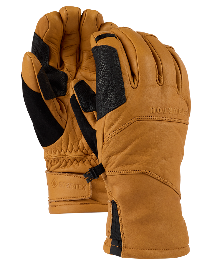 Burton [ak]® Clutch Gore-Tex Leather Gloves - Honey - 2023 Snow Gloves & Mittens - Trojan Wake Ski Snow