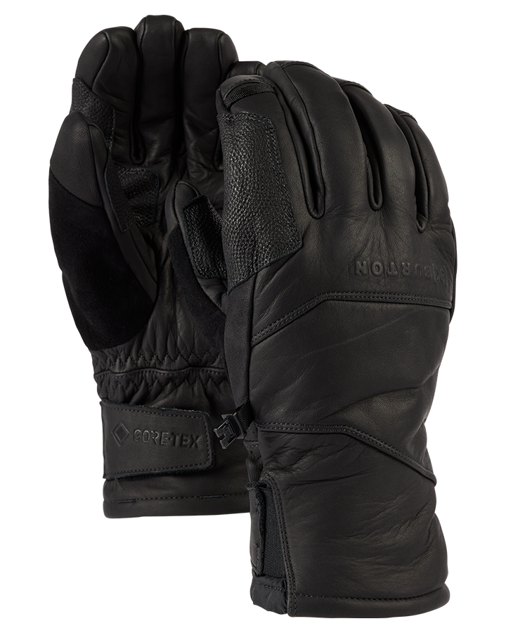 Burton [ak]® Clutch Gore-Tex Leather Gloves - True Black - 2023 Snow Gloves & Mittens - Trojan Wake Ski Snow